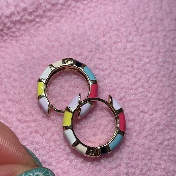 $1 when Bundled Pastel Hoop Cuff Earrings - Picture 2 of 9